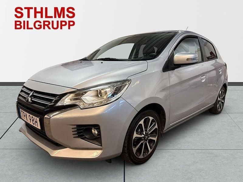 Grå Begagnad 2023 Mitsubishi Space Star Halvkombi | 147 500 kr (Dyr) - Bild 1/4