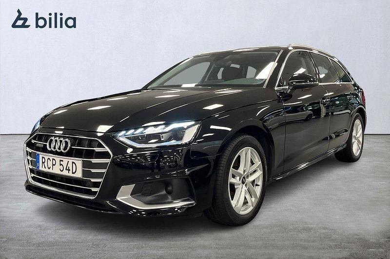 Svart Begagnad 2021 Audi A4 Kombi | 310 000 kr (Marknadspris) - Bild 1/4