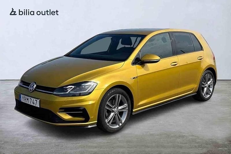 Gul Begagnad 2019 VW Golf VII Halvkombi | 189 900 kr (Bra pris) - Bild 1/1