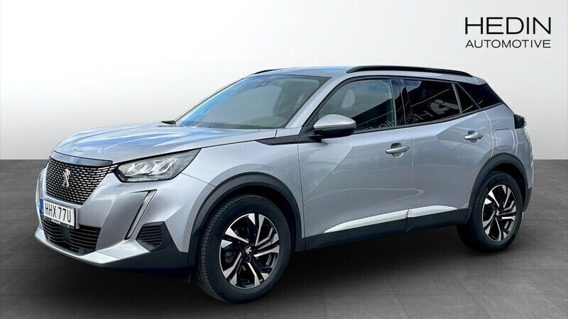 Grå (grey) Begagnad 2021 Peugeot 2008 SUV | 195 000 kr (Bra pris) - Bild 1/4