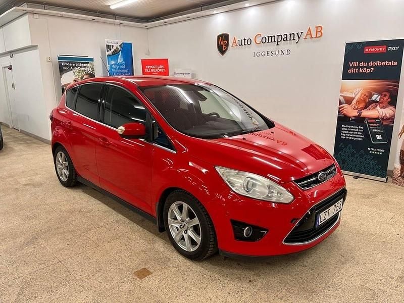 Röd Begagnad 2012 Ford C-MAX Titanium Minibuss | 39 900 kr (Marknadspris) - Bild 1/4