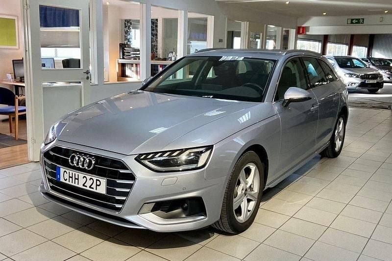 Silver Begagnad 2022 Audi A4 Advanced Kombi | 269 800 kr - Bild 1/3