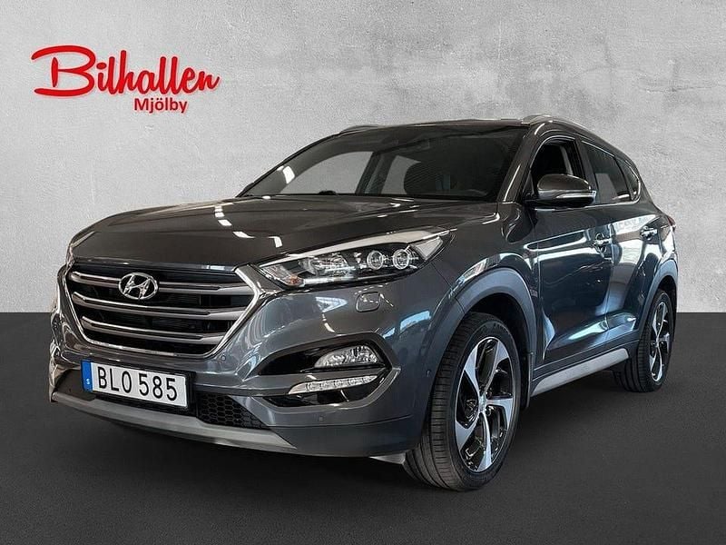 Mörkgrå Begagnad 2018 Hyundai Tucson SUV | 179 000 kr (Marknadspris) - Bild 1/4