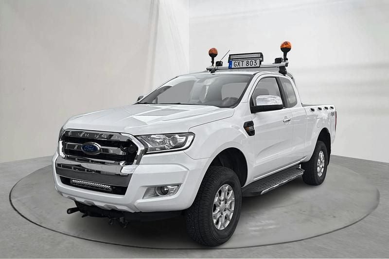 Vit Begagnad 2018 Ford Ranger XLT Pickup | 229 000 kr - Bild 1/4