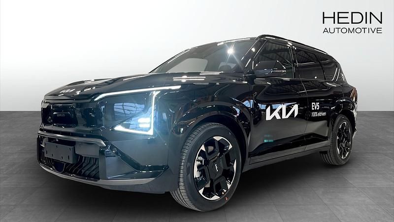 Svart Ny 2025 Kia EV5 GT-Line SUV | 569 900 kr - Bild 1/4