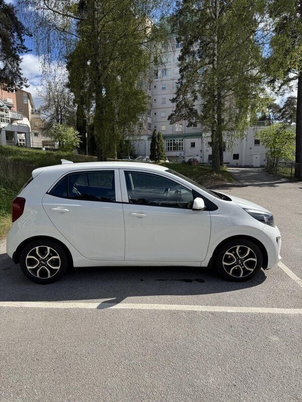 Vit Begagnad 2019 Kia Picanto Halvkombi | 115 000 kr (Marknadspris) - Bild 1/4
