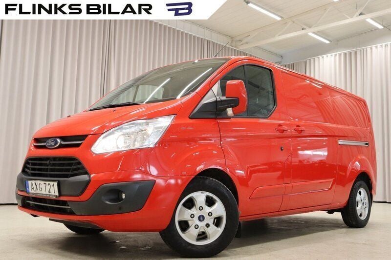 Röd Begagnad 2018 Ford Transit Custom Van | 149 900 kr (Superpris) - Bild 1/4