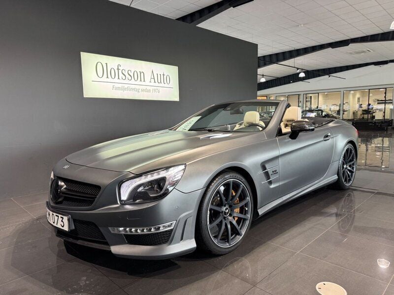 Mörkgrå Begagnad 2012 Mercedes SL63 AMG AMG Cab | 695 000 kr - Bild 1/4