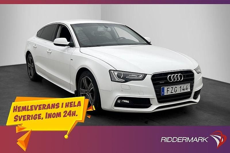 Vit Begagnad 2016 Audi A5 Sportback S-Line Halvkombi | 164 900 kr - Bild 1/3