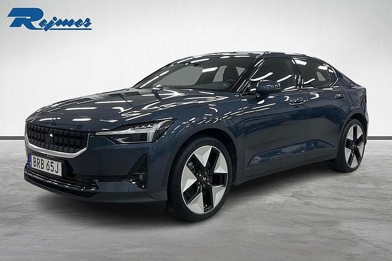 Mörkblå Begagnad 2022 Polestar 2 Long Range Single Motor Halvkombi | 349 800 kr (Bra pris) - Bild 1/4
