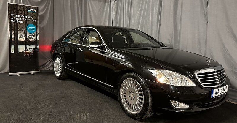 Svart Begagnad 2009 Mercedes S420 Sedan | 149 900 kr - Bild 1/4