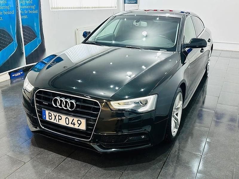 Begagnad Audi A5 Sportback S-Line 190 HK (139 kW) 2016 Svart Halvkombi