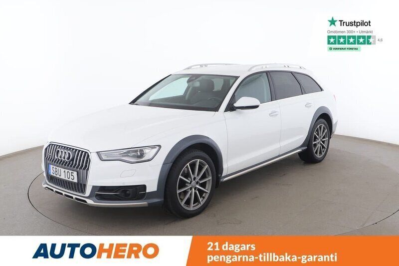 Vit Begagnad 2016 Audi A6 Allroad Kombi | 213 000 kr (Marknadspris) - Bild 1/4