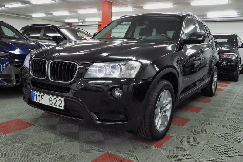 Svart Begagnad 2012 BMW X3 M Sport SUV | 134 500 kr (Bra pris) - Bild 1/4