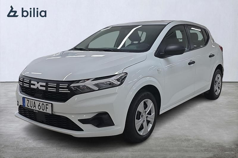 Vit Begagnad 2022 Dacia Sandero Essentiel Halvkombi | 124 000 kr (Marknadspris) - Bild 1/3