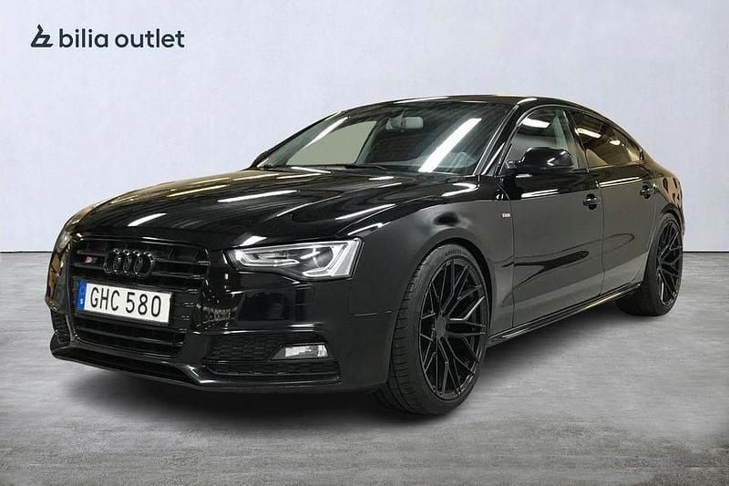 Svart Begagnad 2014 Audi A5 Sportback Halvkombi | 144 900 kr (Marknadspris) - Bild 1/3