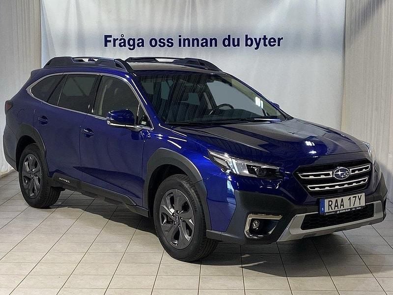 Blå Begagnad 2022 Subaru Outback SUV | 359 900 kr (Marknadspris) - Bild 1/4