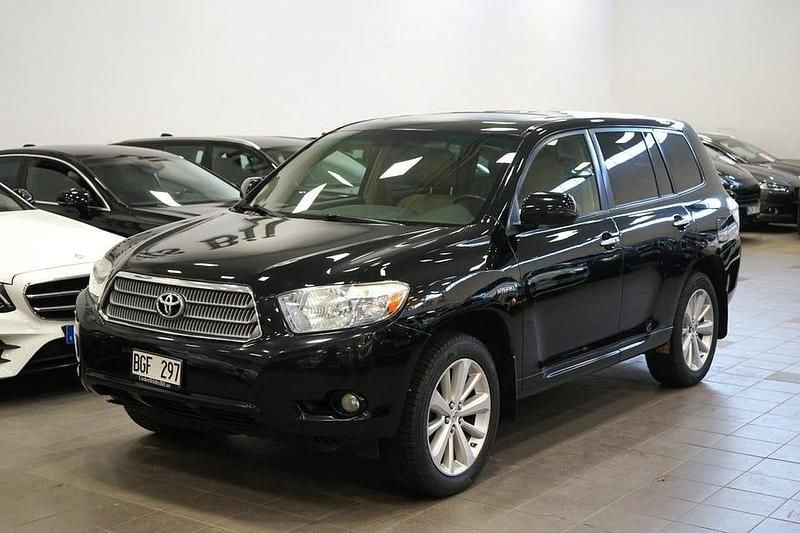 Begagnad Toyota Highlander 274 HK (201 kW) 2008 Svart SUV