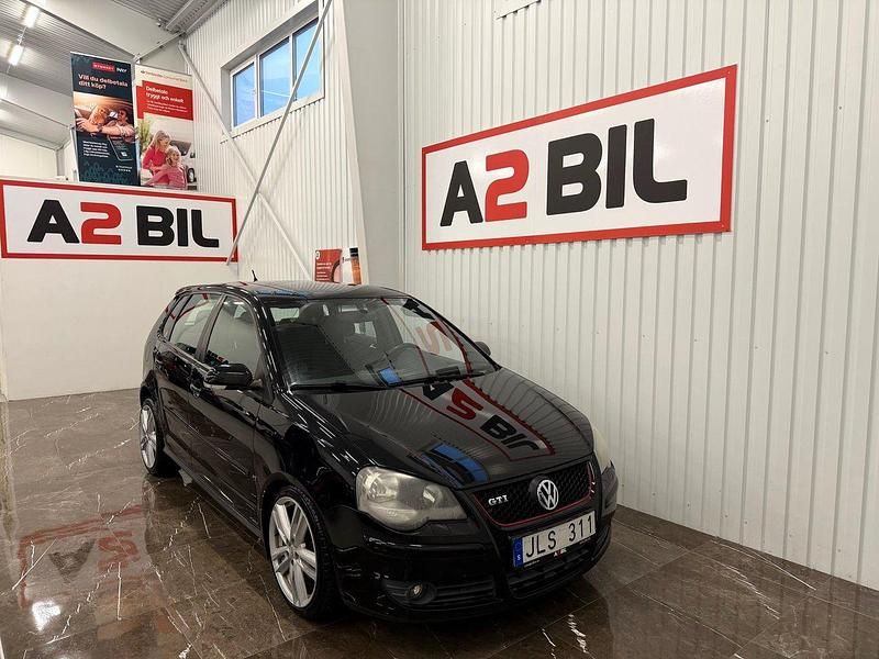 Svart Begagnad 2008 VW Polo GTI Halvkombi | 44 900 kr (Marknadspris) - Bild 1/4