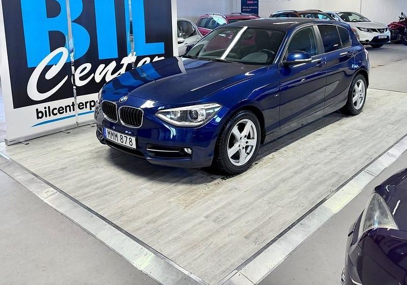 Begagnad BMW 116 Sport Line 116 HK (85 kW) 2013 Blå Halvkombi