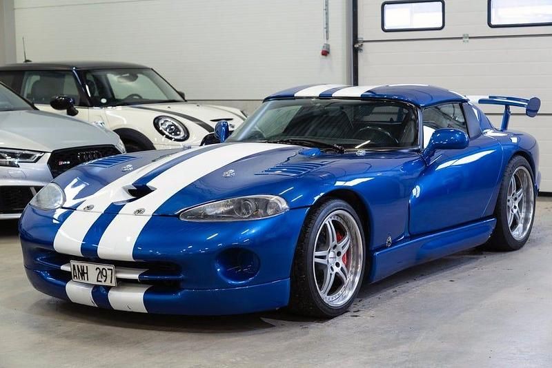 Blå Begagnad 1995 Dodge Viper SE Cab | 499 000 kr - Bild 1/4