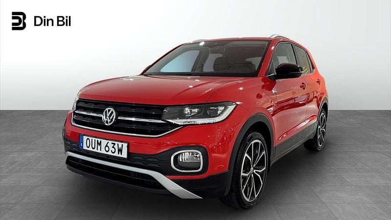 Röd Begagnad 2019 VW T-Cross GT SUV | 214 900 kr (Marknadspris) - Bild 1/4