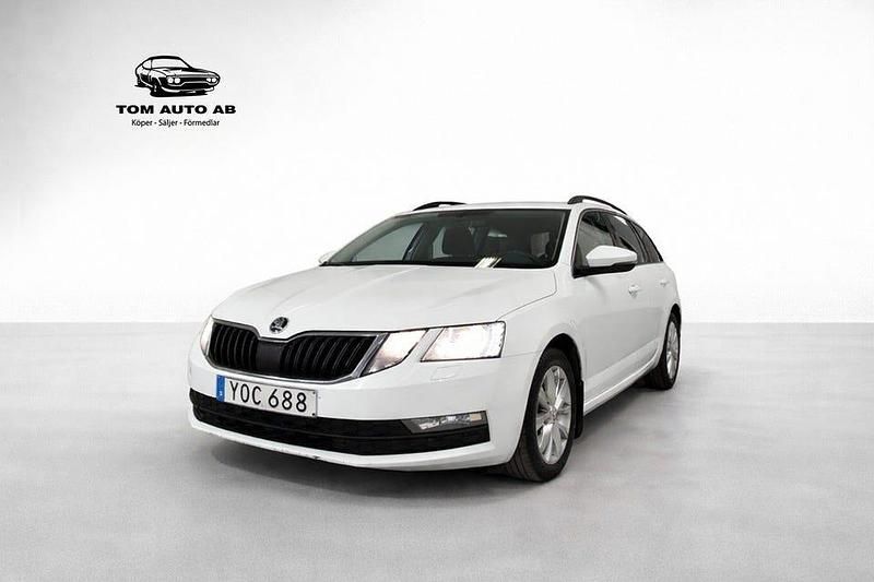 Vit Begagnad 2018 Skoda Octavia Ambition Kombi | 95 000 kr (Superpris) - Bild 1/4