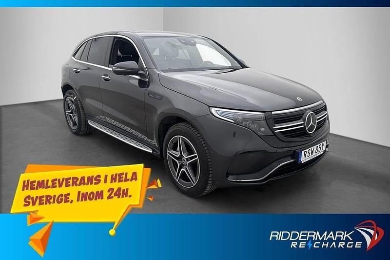 Grå Begagnad 2020 Mercedes EQC400 AMG SUV | 399 800 kr (Marknadspris) - Bild 1/3