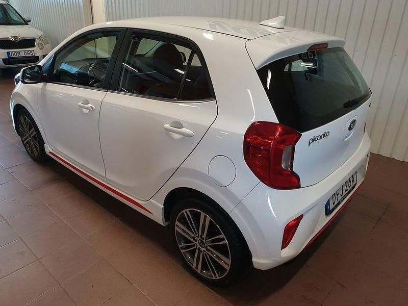Begagnad Kia Picanto GT-Line 101 HK (74 kW) 2019 Vit Halvkombi