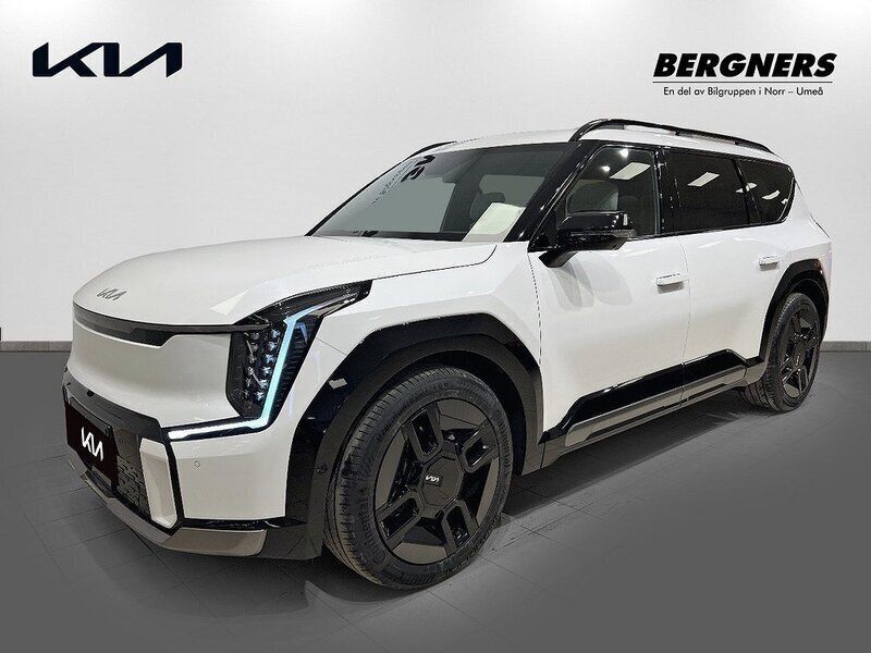 Vit Ny 2025 Kia EV9 GT-Line SUV | 877 900 kr (Marknadspris) - Bild 1/4