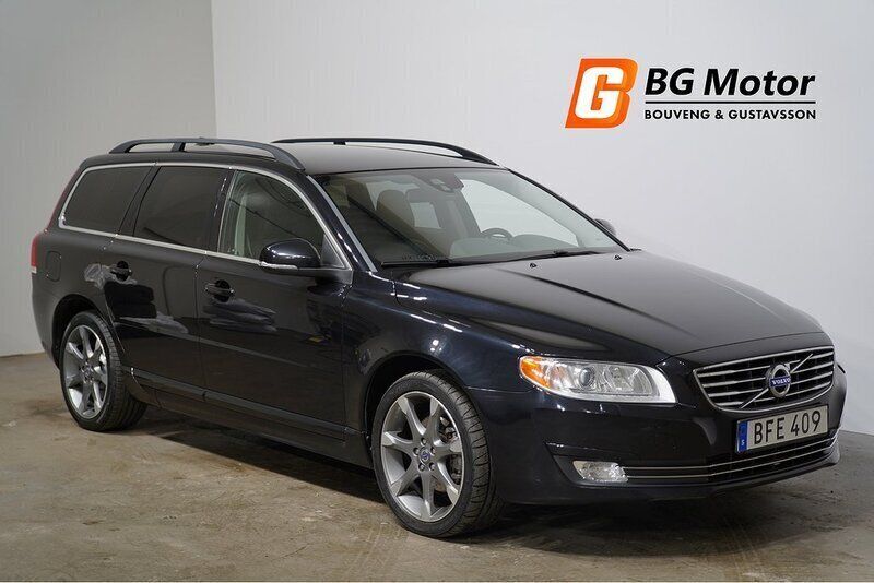 Svart Begagnad 2014 Volvo V70 Momentum Kombi | 128 900 kr (Marknadspris) - Bild 1/3