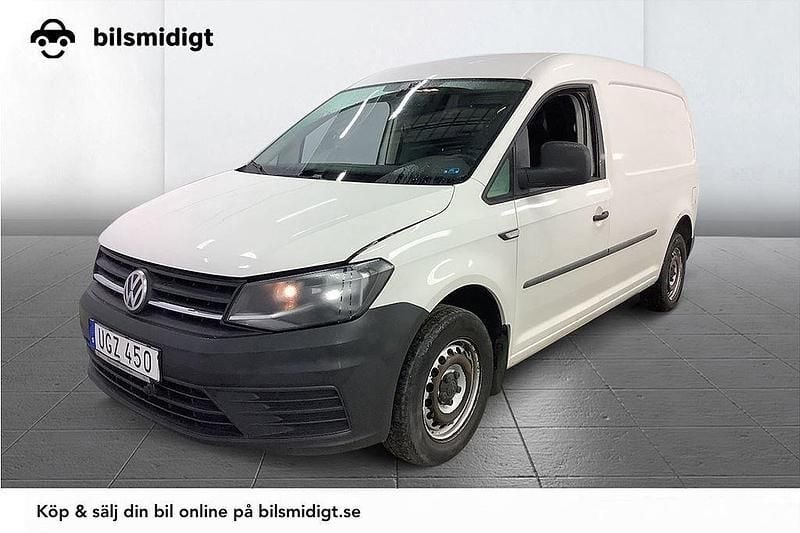 Vit Begagnad 2017 VW Caddy Maxi Minibuss | 139 900 kr (Marknadspris) - Bild 1/3