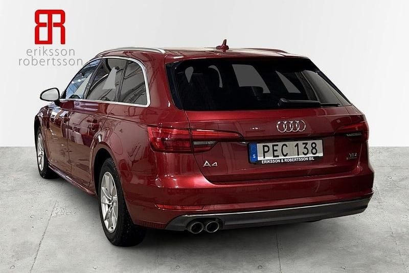 Begagnad Audi A4 190 HK (139 kW) 2017 Röd Kombi