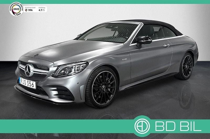 Grå Begagnad 2018 Mercedes C43 AMG AMG Cab | 549 900 kr (Marknadspris) - Bild 1/3