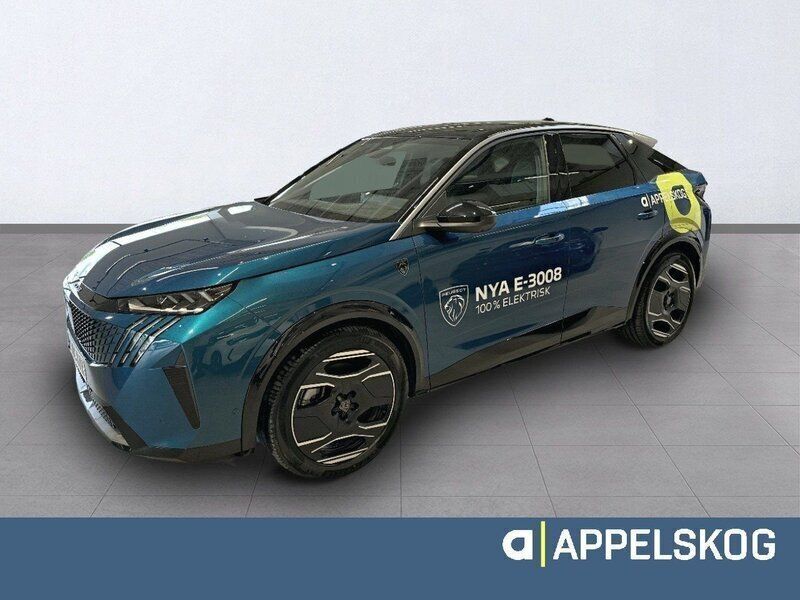 Blå Begagnad 2024 Peugeot e-3008 Ultimate SUV | 499 900 kr (Marknadspris) - Bild 1/4