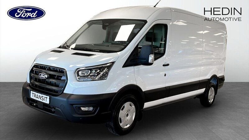 Vit (white) Ny 2025 Ford Transit Trend Van | 567 375 kr (Marknadspris) - Bild 1/4
