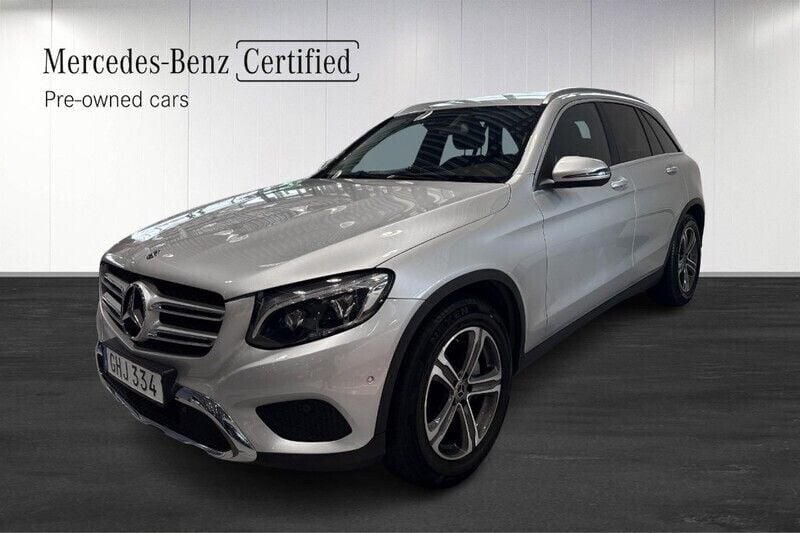 Silver Begagnad 2018 Mercedes GLC220 Exclusive SUV | 279 900 kr (Marknadspris) - Bild 1/4