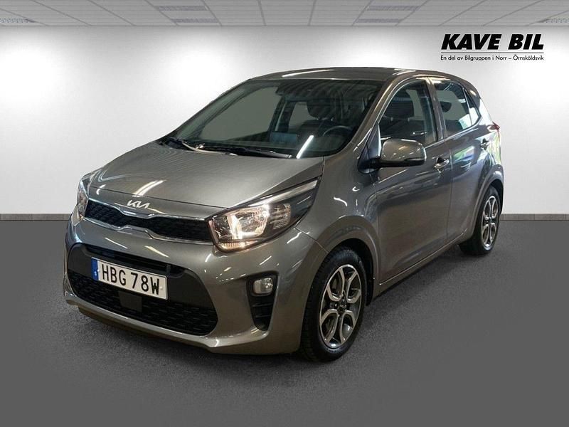 Grå Begagnad 2023 Kia Picanto Advance Halvkombi | 159 900 kr (Lite dyr) - Bild 1/4