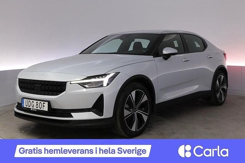 Silver Begagnad 2022 Polestar 2 Long Range Single Motor Halvkombi | 342 990 kr (Marknadspris) - Bild 1/4
