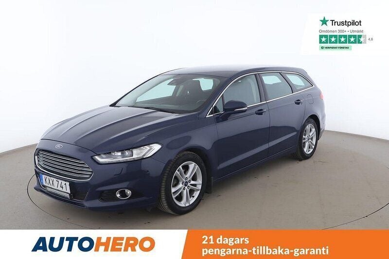 Blå Begagnad 2015 Ford Mondeo Titanium Kombi | 132 000 kr - Bild 1/4