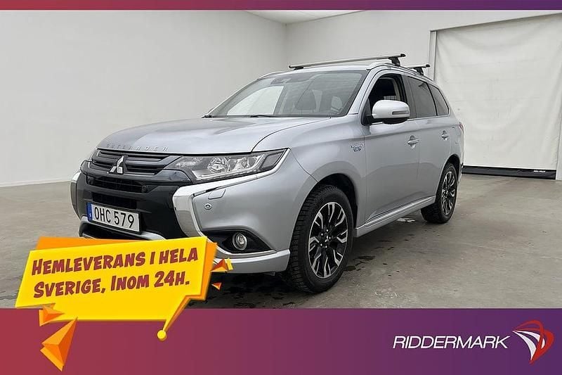 Silver Begagnad 2016 Mitsubishi Outlander P-HEV Comfort Edition SUV | 169 800 kr (Marknadspris) - Bild 1/3