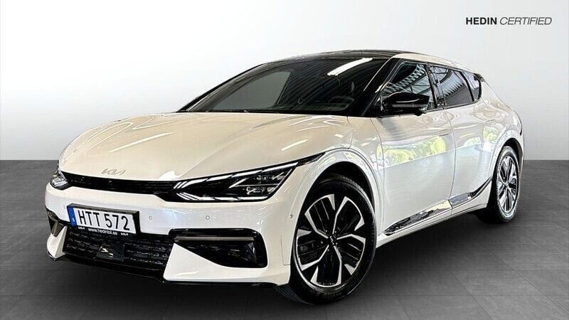 Vit (white) Begagnad 2023 Kia EV6 3 SUV | 519 900 kr (Marknadspris) - Bild 1/4