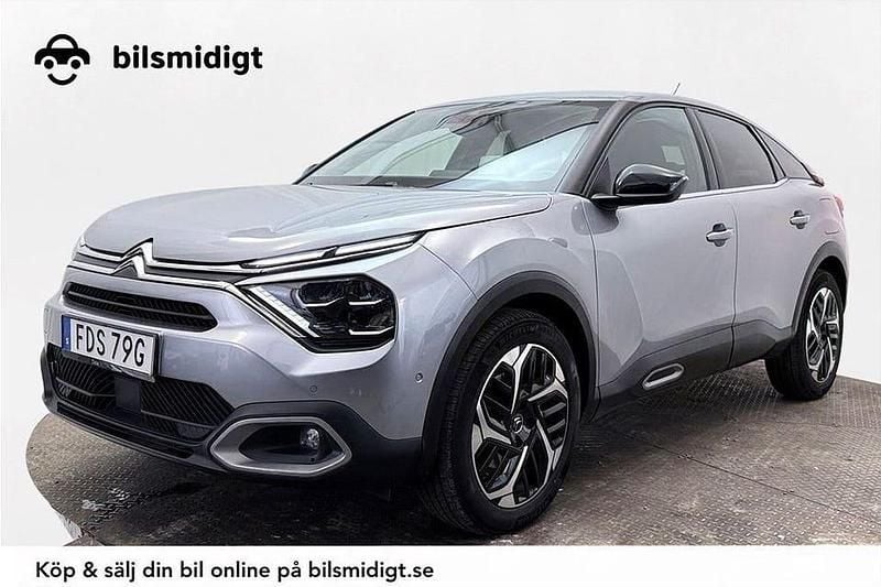 Grå Begagnad 2022 Citroën C4 Shine Halvkombi | 182 900 kr (Bra pris) - Bild 1/3