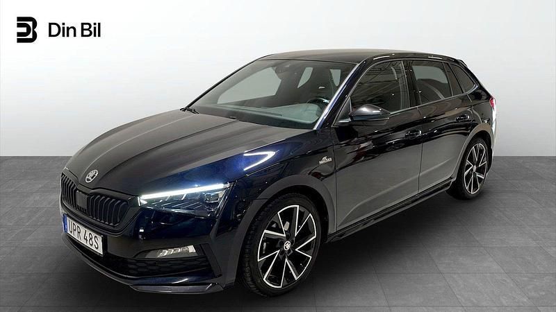Svart Begagnad 2020 Skoda Scala Monte Carlo Halvkombi | 189 900 kr (Marknadspris) - Bild 1/4