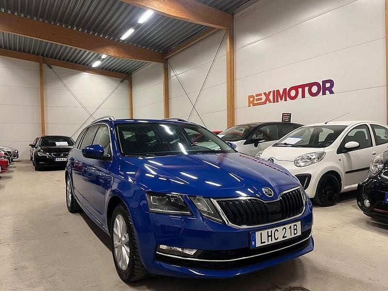 Blå Begagnad 2020 Skoda Octavia G-TEC Style Kombi | 119 900 kr (Superpris) - Bild 1/4
