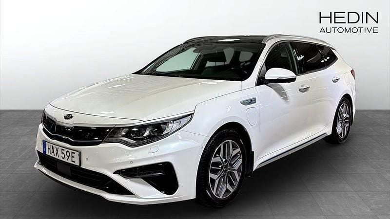 Vit Begagnad 2019 Kia Optima Advance Kombi | 149 900 kr - Bild 1/4
