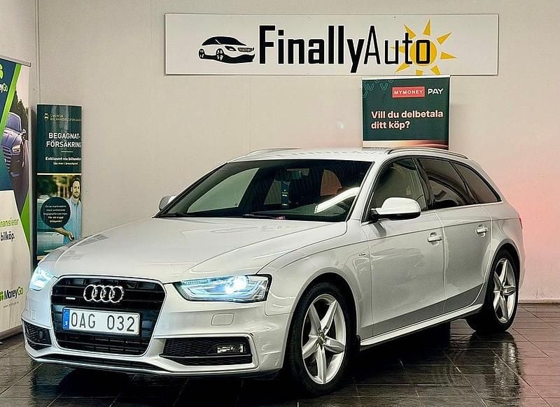 Silver Begagnad 2013 Audi A4 Kombi | 124 900 kr (Marknadspris) - Bild 1/4