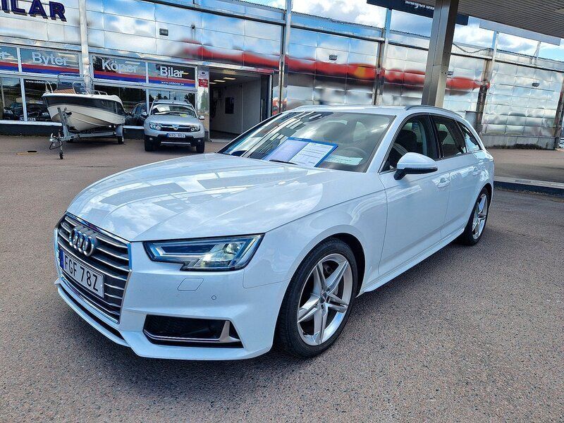 Vit Begagnad 2019 Audi A4 Kombi | 279 500 kr (Marknadspris) - Bild 1/4