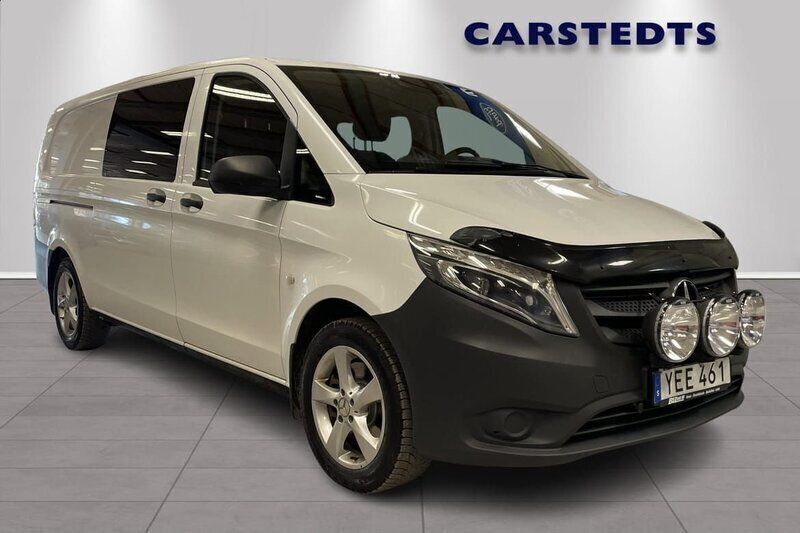 Vit Begagnad 2016 Mercedes Vito Minibuss | 249 900 kr (Marknadspris) - Bild 1/4