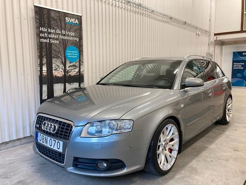 Mörkgrå (grå) Begagnad 2007 Audi A4 S-Line Kombi | 47 900 kr (Marknadspris) - Bild 1/4